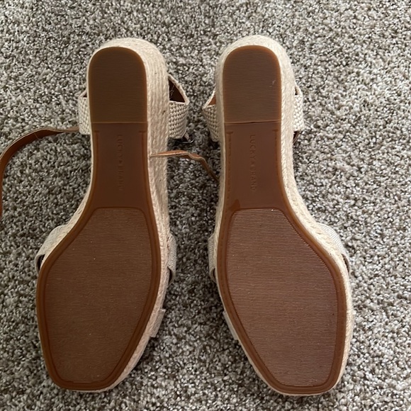 New Lucky Brand Maeylee Wedge sandals size 10 - Picture 2 of 6